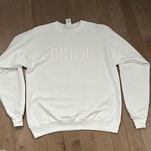 Worn once Bride crew neck